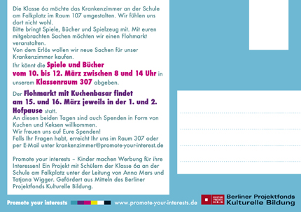 Flohmarkt R&uuml;cken